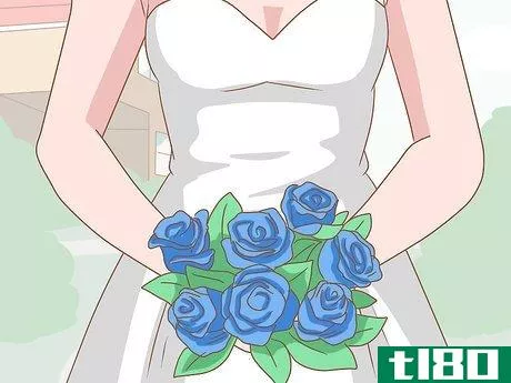Image titled Add Something Blue at Your Wedding Step 10