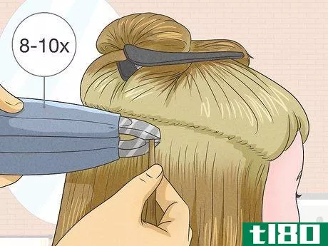 Image titled Apply Keratin Hair Extensions Step 19