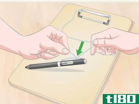 Image titled Add a Pen Holder to a Clipboard Step 4