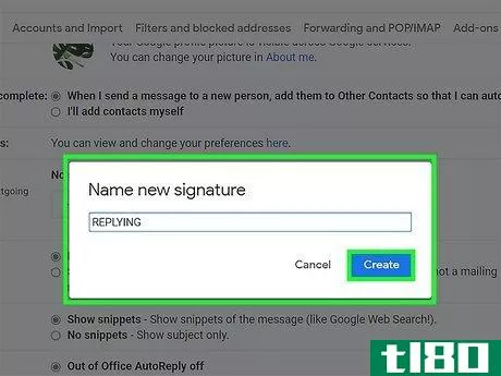 Image titled Add a Signature to a Gmail Account Step 5