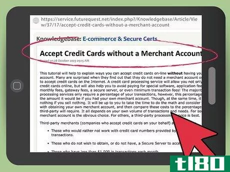 Image titled Accept Credit Cards Without a Merchant Account Step 1