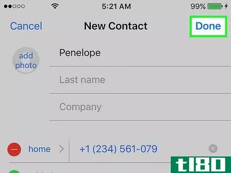Image titled Add a Contact on an iPhone Step 15