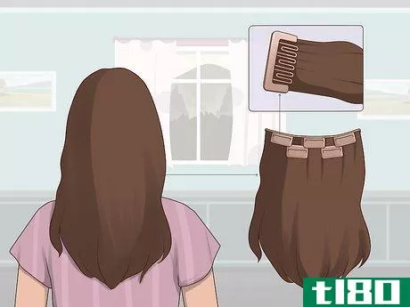 Image titled Apply Hair Extensions Step 2