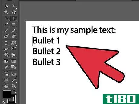Image titled Add Bullets in Illustrator Step 4