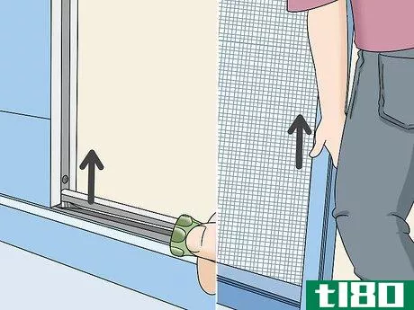 Image titled Adjust a Sliding Screen Door Step 8