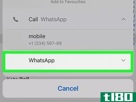 Image titled Add Favorites on WhatsApp Step 6