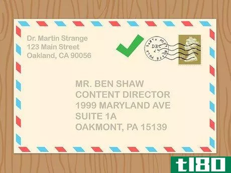 Image titled Address Christmas Card Envelopes Step 4
