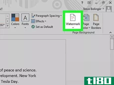 Image titled Add a Watermark to a Page in Microsoft Word Step 3