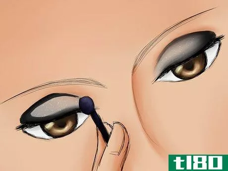 Image titled Apply Halloween Eye Makeup Step 13