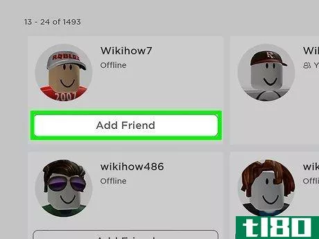 Image titled Add Friends on Roblox Step 7