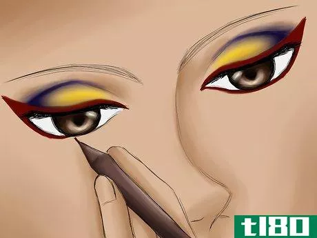 Image titled Apply Halloween Eye Makeup Step 10