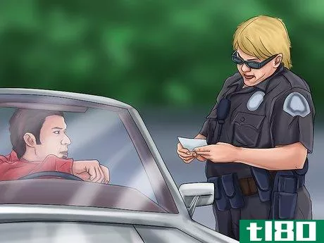 Image titled Answer Questions During a Traffic Stop Step 3