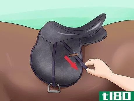 Image titled Adjust the Stirrups on an English Saddle Step 2