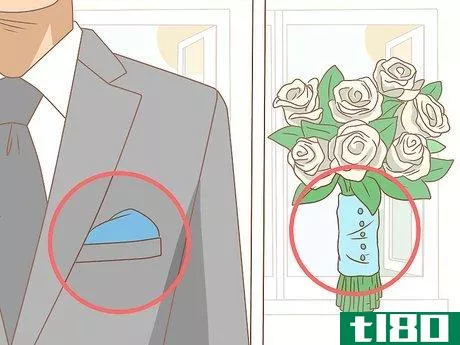 Image titled Add Something Blue at Your Wedding Step 4