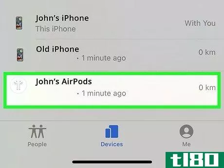Image titled Add AirPods to Find My iPhone Step 10