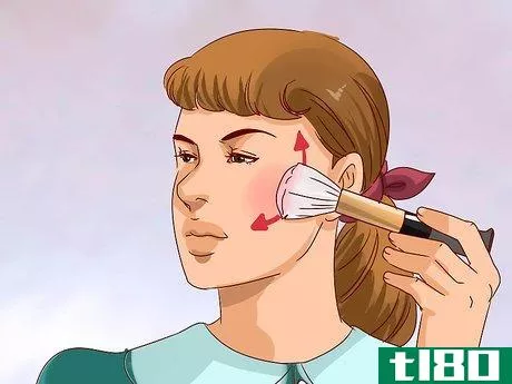 Image titled Apply Blush on Oval Faces Step 4