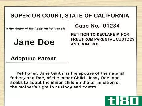 Image titled Adopt a Stepchild in California Step 7