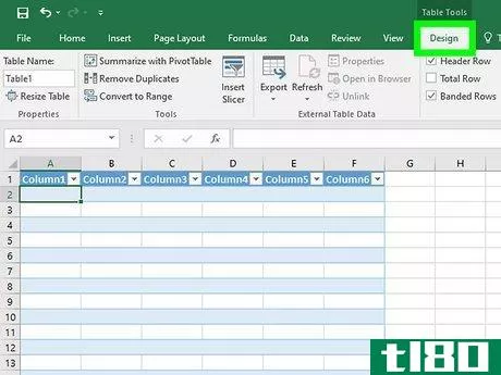 Image titled Add a Row to a Table in Excel Step 3