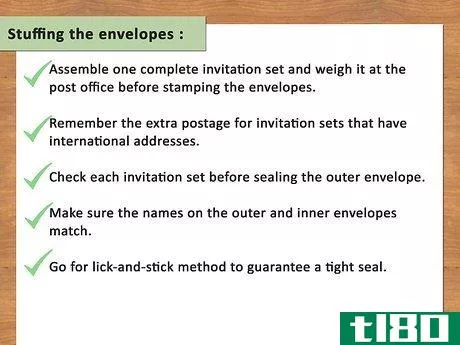 Image titled Address Response Card Envelopes Step 16