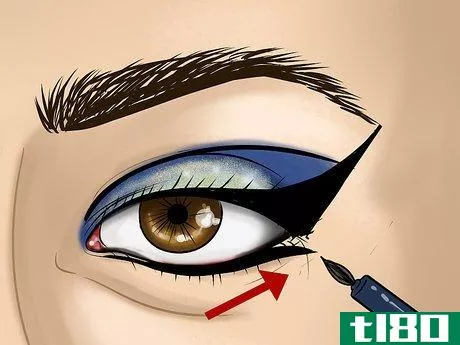 Image titled Apply Egyptian Eye Makeup Step 12