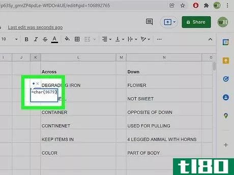 Image titled Add Bullets in Google Sheets Step 6
