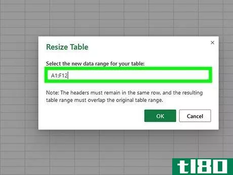 Image titled Add a Row to a Table in Excel Step 11