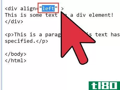 Image titled Align Something in HTML Step 3