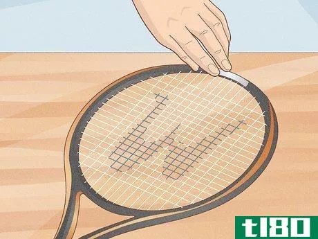 Image titled Add Lead Tape to a Tennis Racquet Step 3