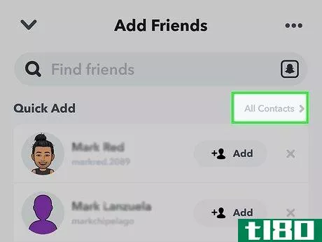 Image titled Add Friends on Snapchat Step 9