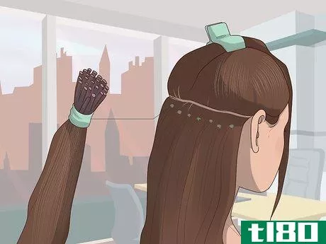 Image titled Apply Hair Extensions Step 3
