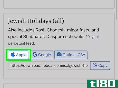 Image titled Add Jewish Holidays to an iPhone's Calendar Step 3