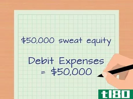 Image titled Account for Sweat Equity Step 9