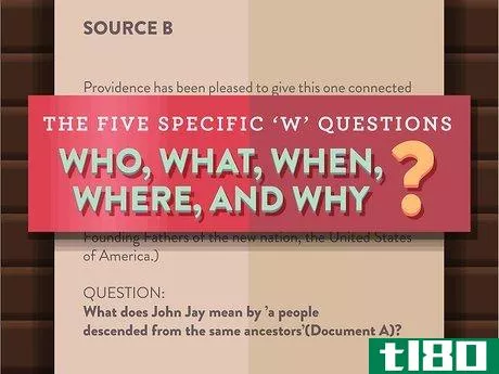 Image titled Answer a Source Question in History Step 5