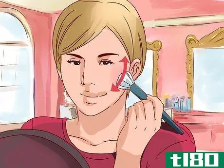 Image titled Apply Blush on Oval Faces Step 5
