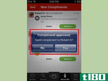 Image titled Accept or Decline a Compliment on the Yelp for iPhone App Step 8