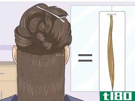 Image titled Apply Keratin Hair Extensions Step 4