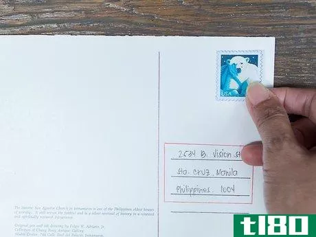 Image titled Address a Postcard Step 4