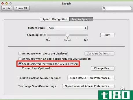 Image titled Activate Text to Speech in Mac OSx Step 10