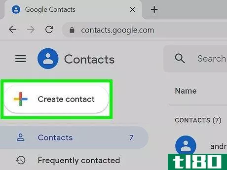 Image titled Add Contacts in Gmail Step 2