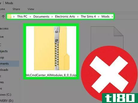 Image titled Sims 4 Wrong File in Mods