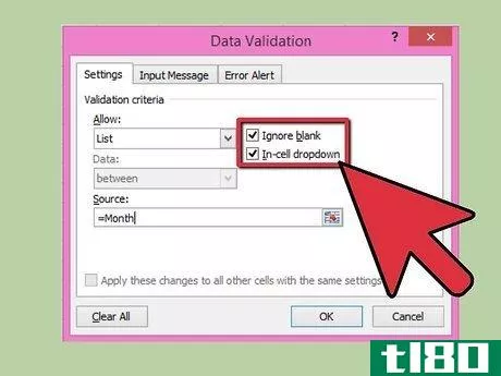 Image titled Add a Drop Down Box in Excel 2007 Step 8