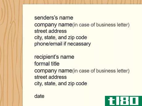 Image titled Address a Letter Step 1