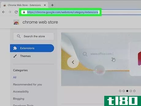 如何谷歌浏览器上的访问扩展(access extensions on google chrome)