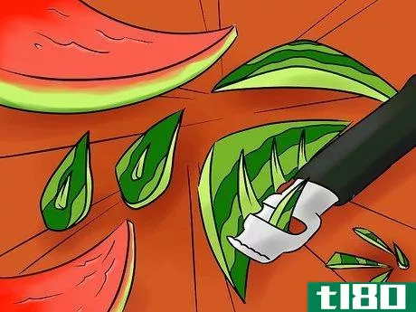 Image titled Carve a Watermelon T Rex Dinosaur Step 4