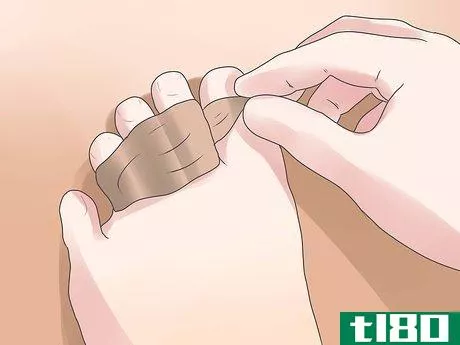 Image titled Tape Your Toes for Beam Step 2