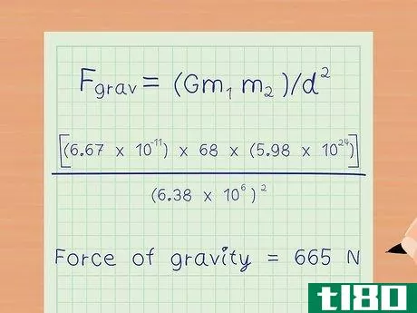 Image titled Calculate Force of Gravity Step 5