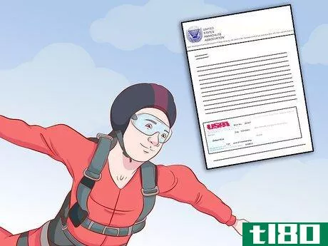 Image titled Become a Skydiver Step 1