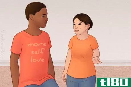 Image titled Man Listens to Woman with Dwarfism.png