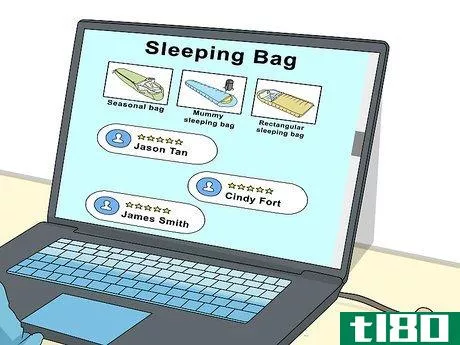 Image titled Buy a Sleeping Bag Step 12