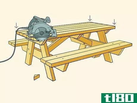 Image titled Build a Picnic Table Step 17